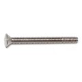 Midwest Fastener #10-24 x 2 in Slotted Oval Machine Screw, Plain Stainless Steel, 10 PK 63415